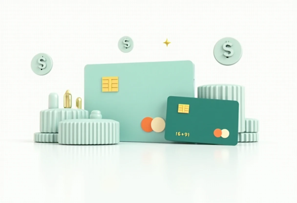 Visualisatie van beloningscreditcards