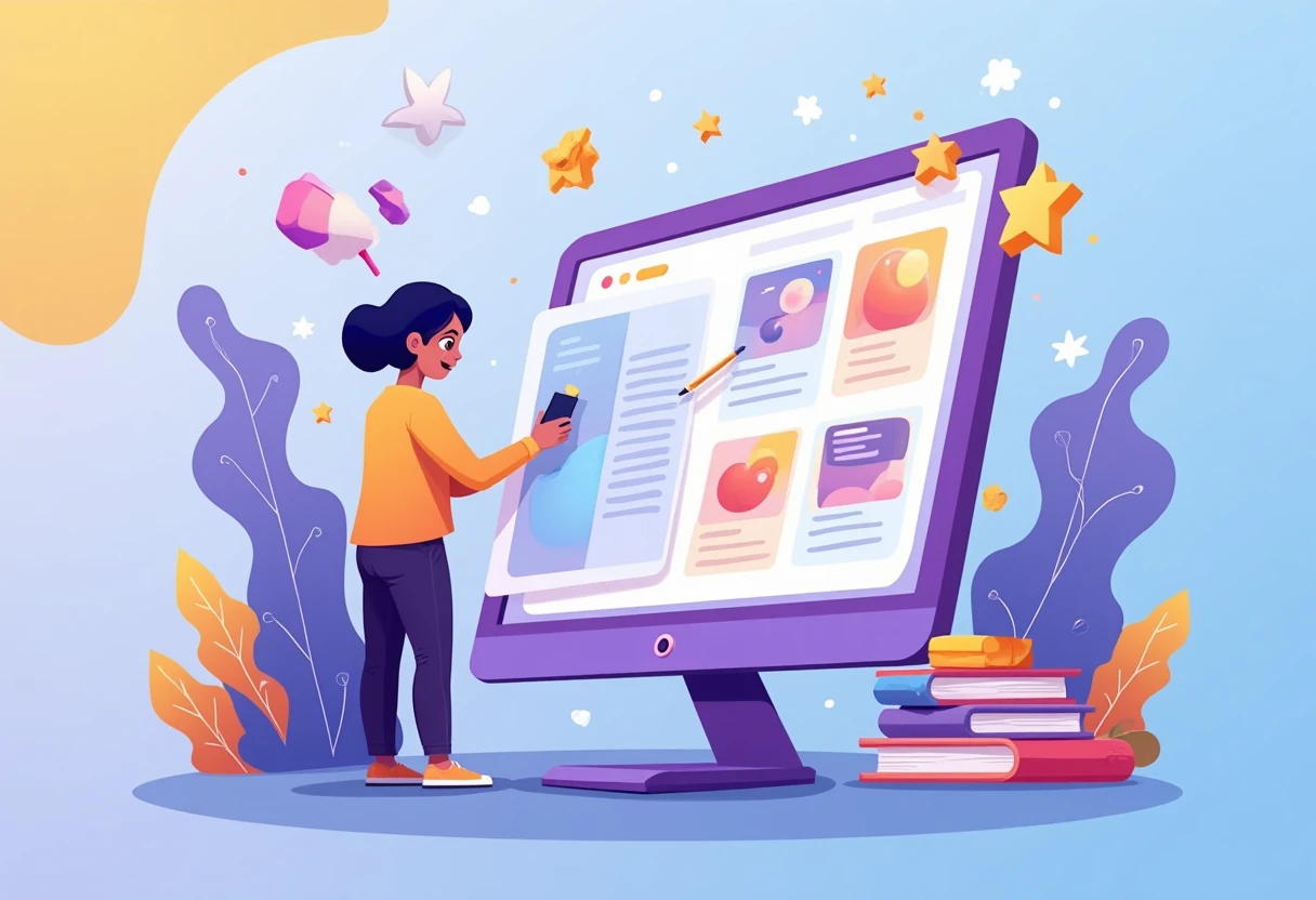 App-Icons auf einem digitalen Hintergrund