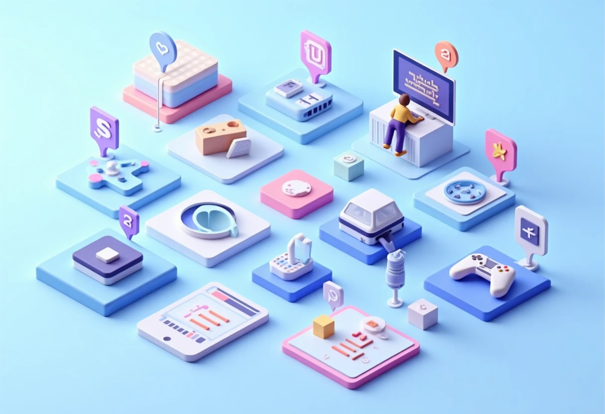 Illustrazione di icone di app social