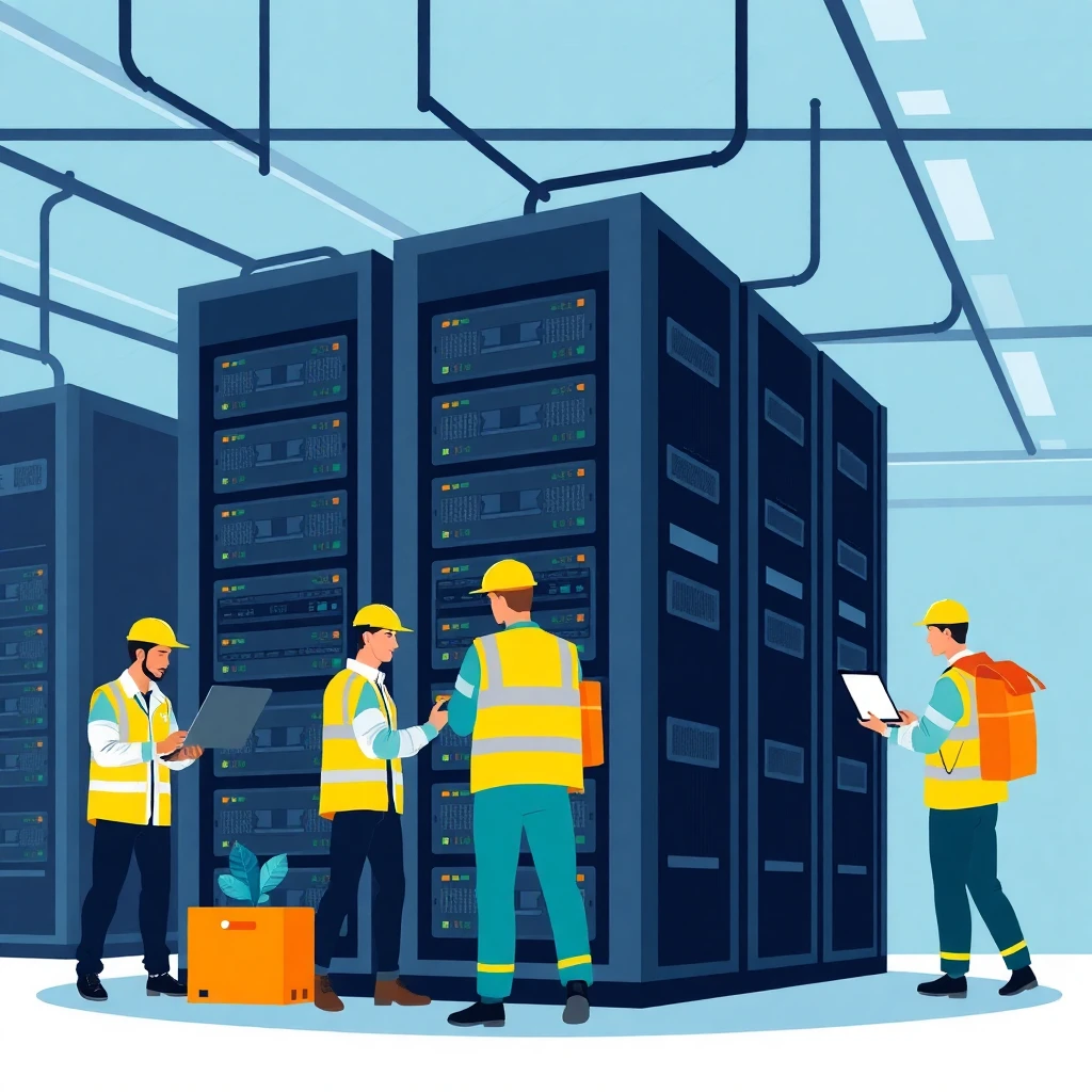 High-tech logistics work