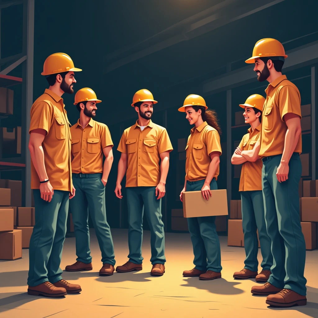 Warehouse team collaboration