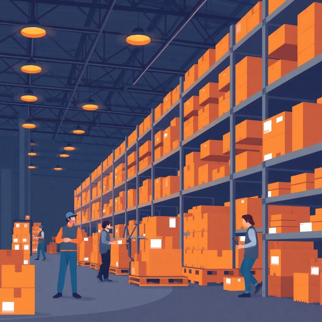 Warehouse floor action