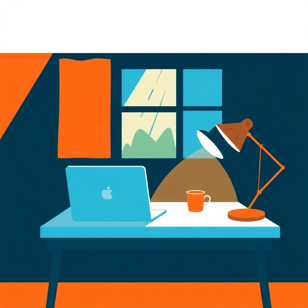 Remote work setup