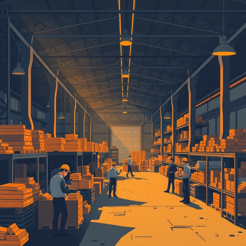 Warehouse in action
