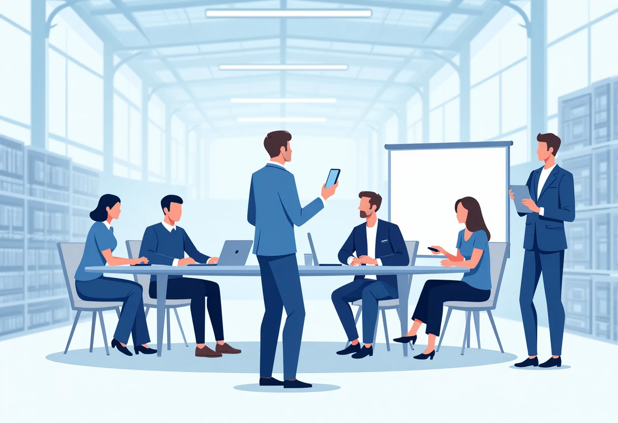 Team collaboration in warehouse