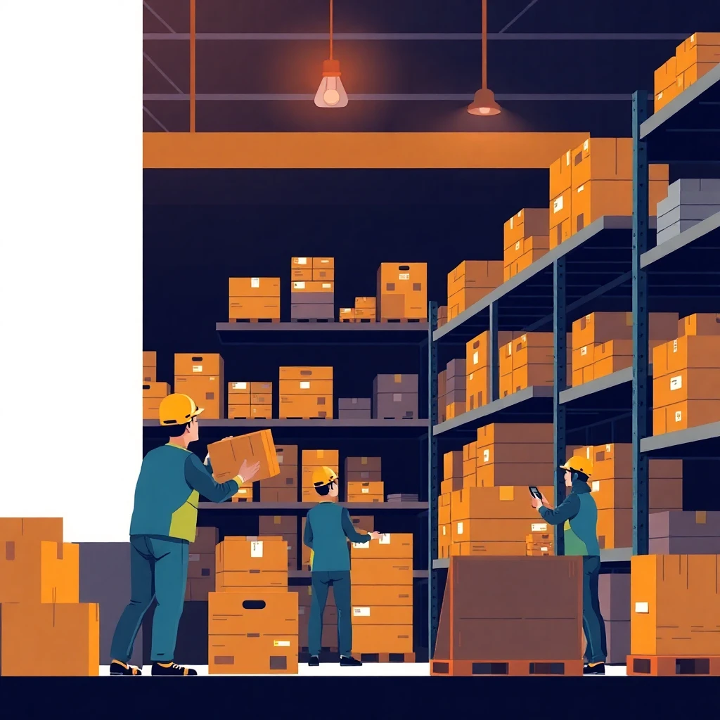 Warehouse teamwork