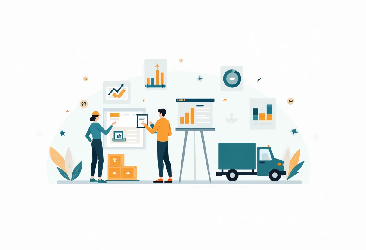 Logistics data dashboard