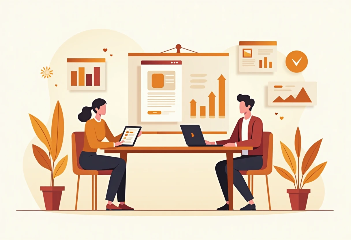 Professional reviewing job listings