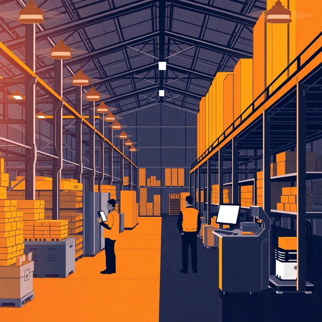 High-tech warehouse