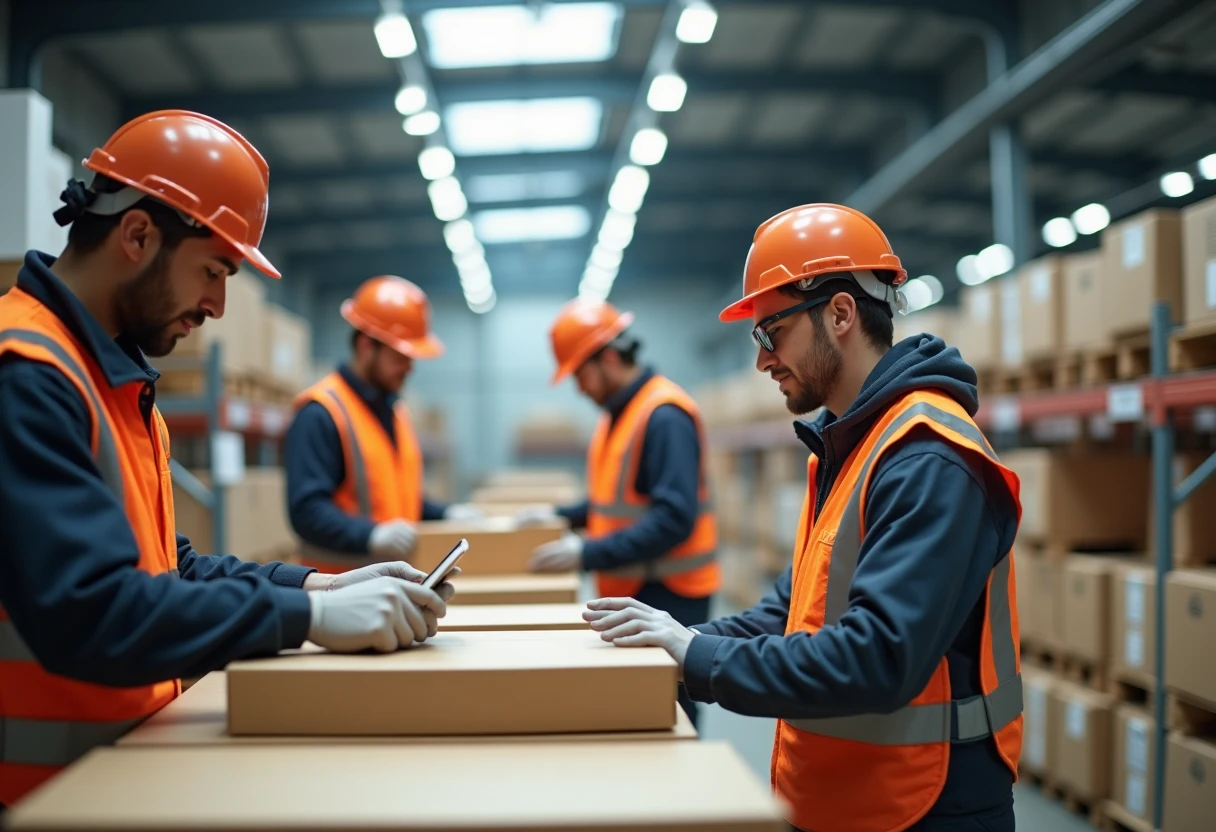 Warehouse operations in action