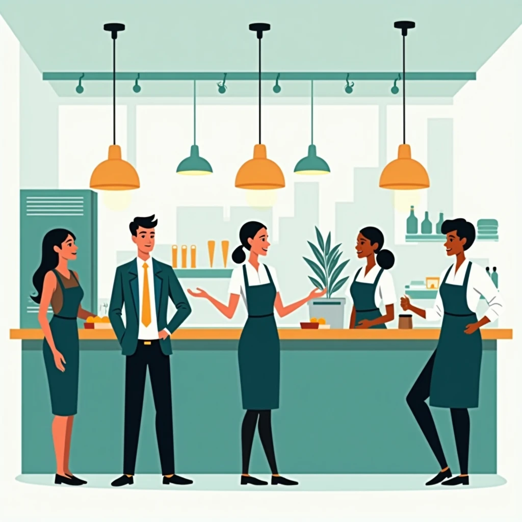Hospitality-Jobs im Restaurant