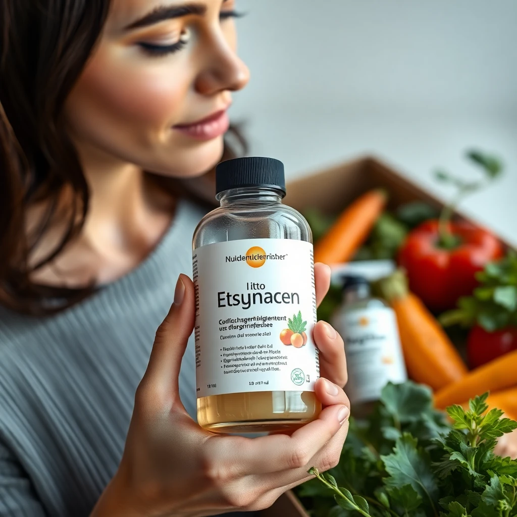 Nahrungsergänzungsmittel und frische Zutaten