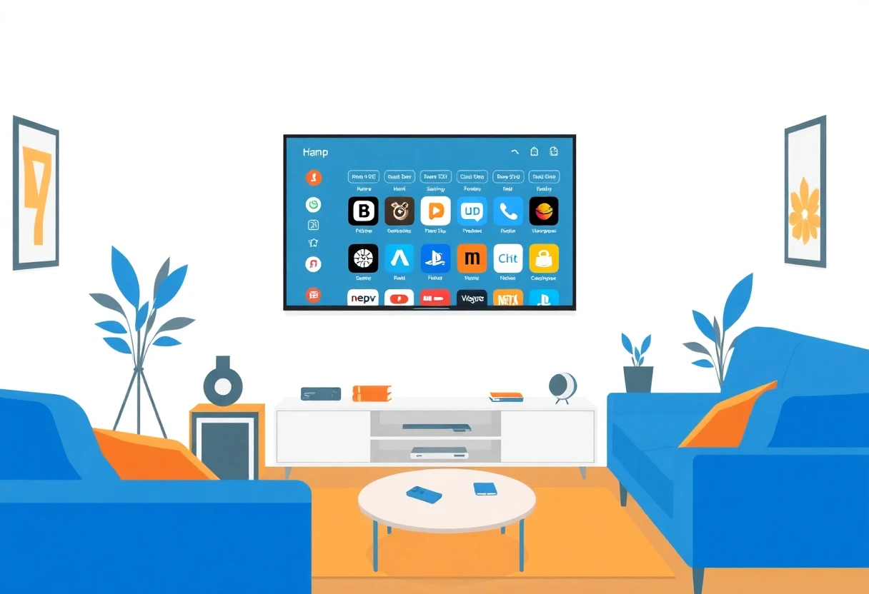Streaming-Apps auf dem Fernseher