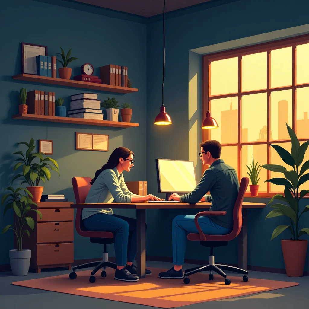 Menschen im modernen Büro