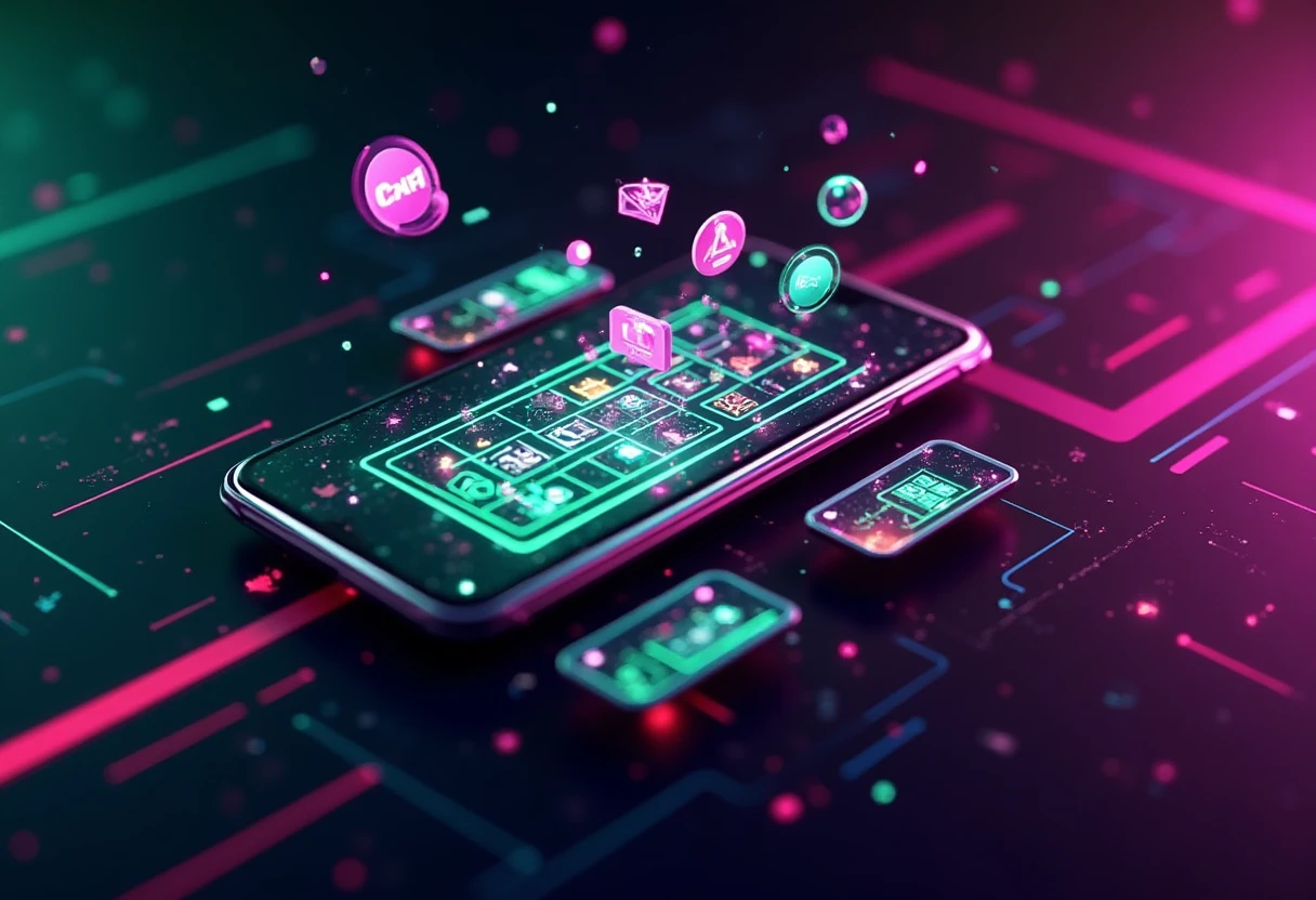 Dynamic social media app icons