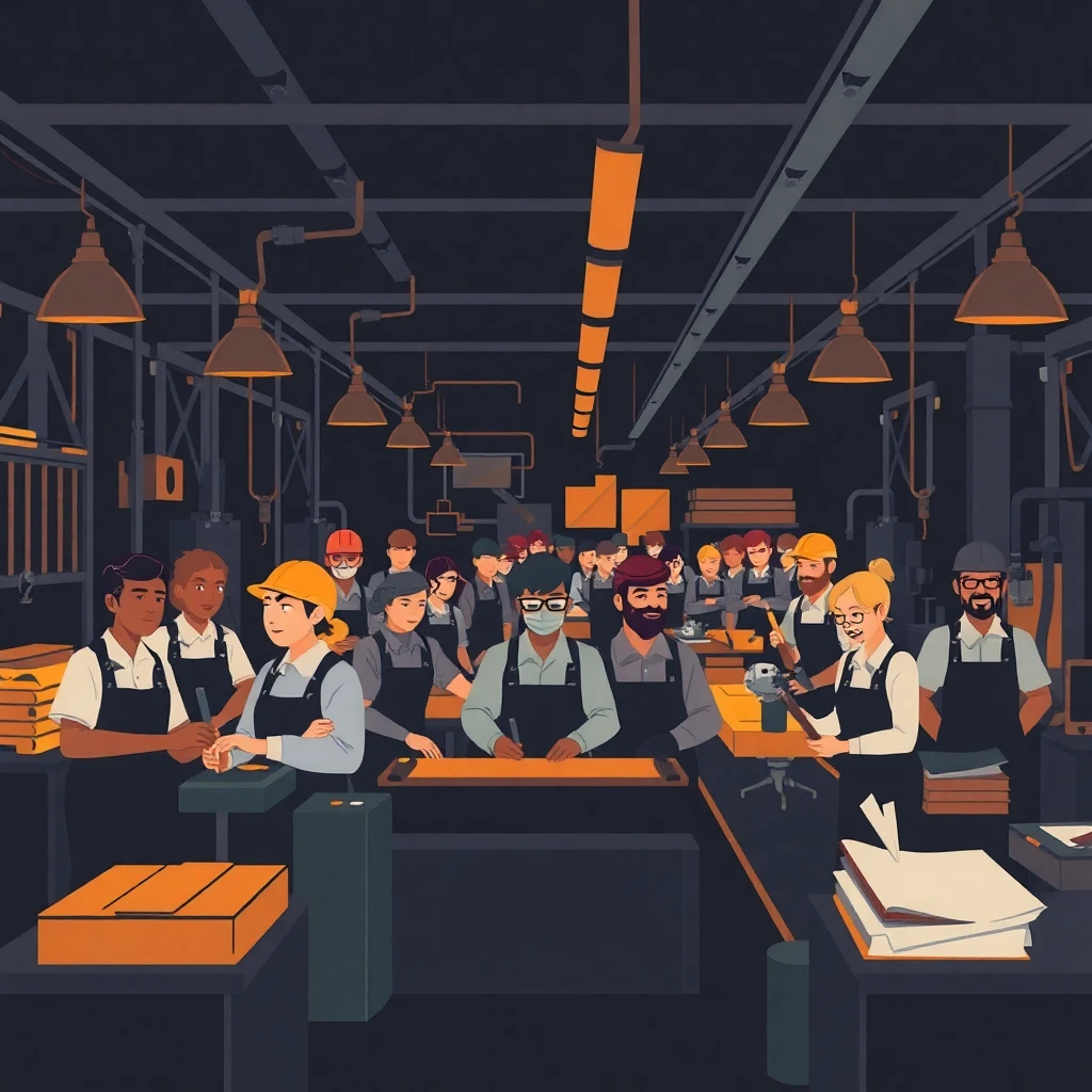 Production line teamwork