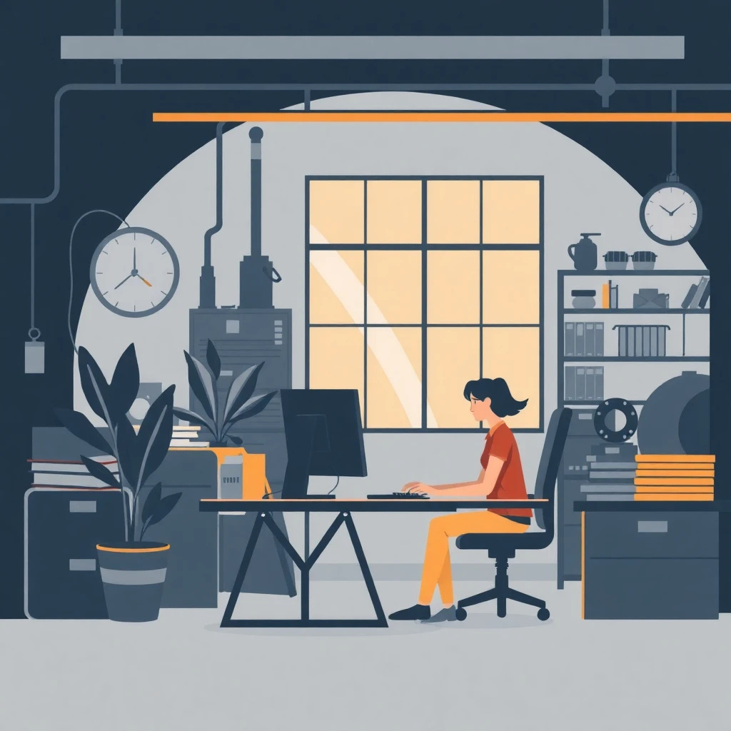 Administrative assistant in manufacturing