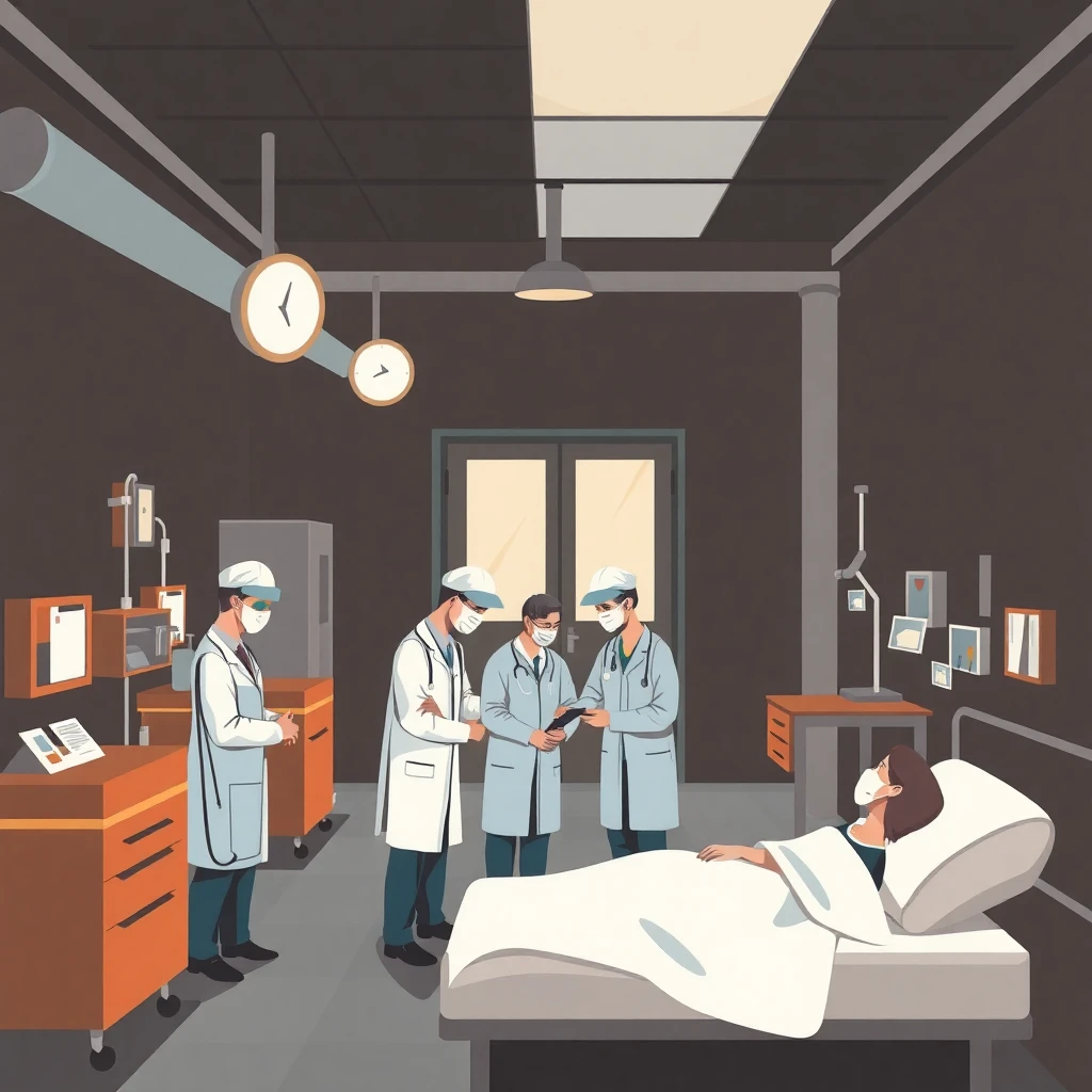 Healthcare professionals at work