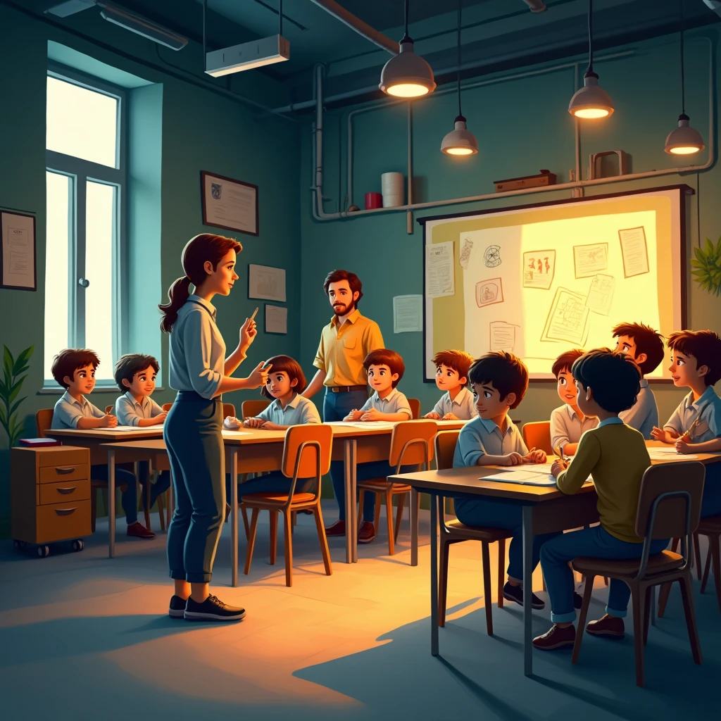 Classroom teaching environment