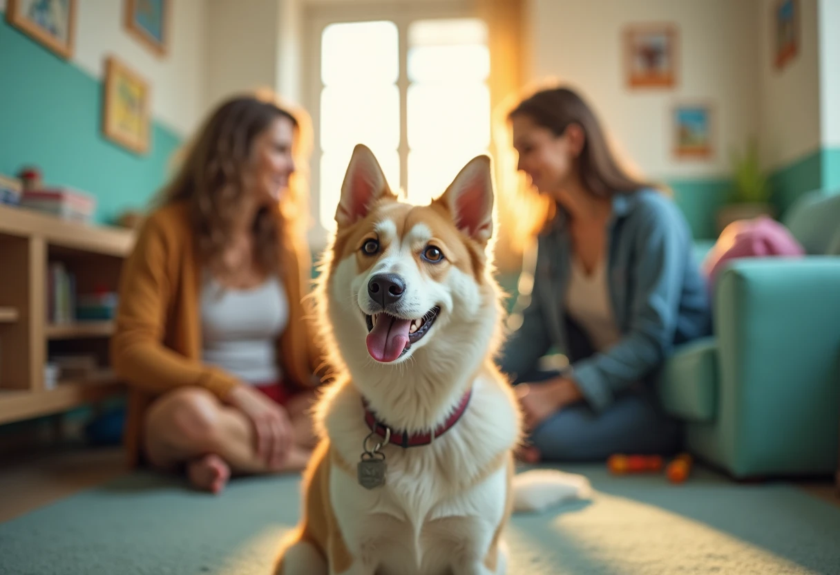Inside a welcoming animal shelter