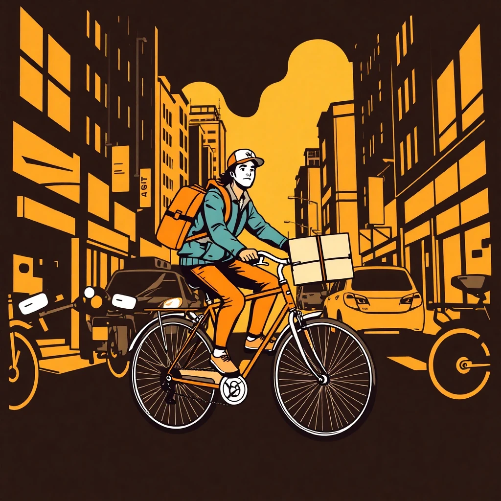 Flexible courier job