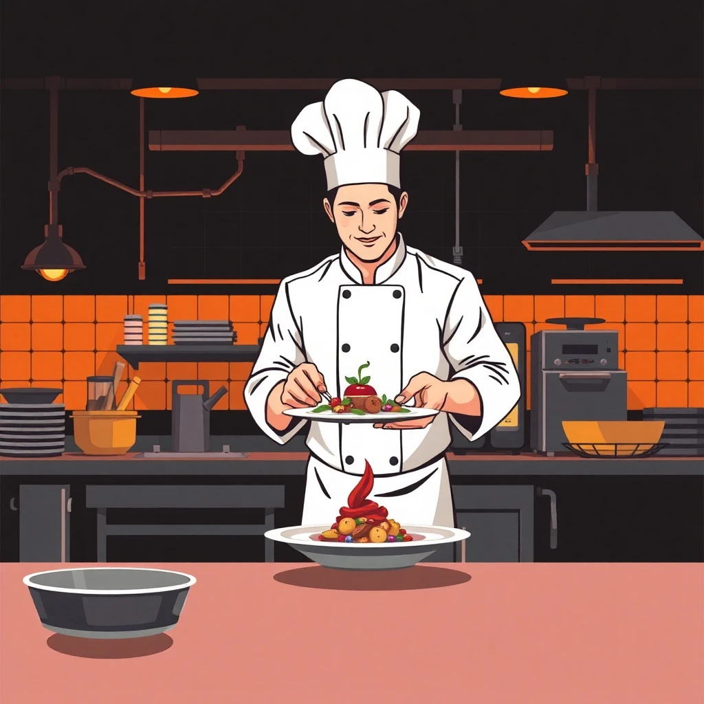 Chef at work