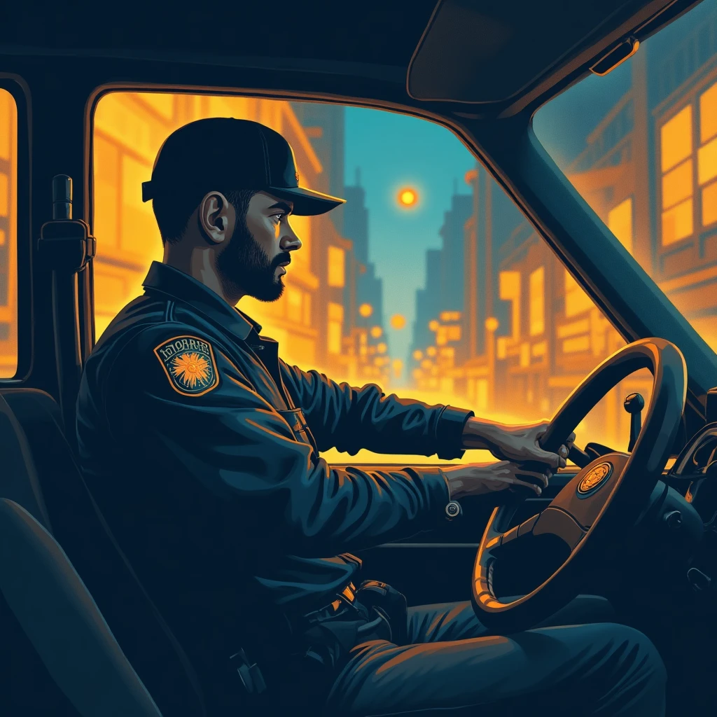 Patrol driving security job