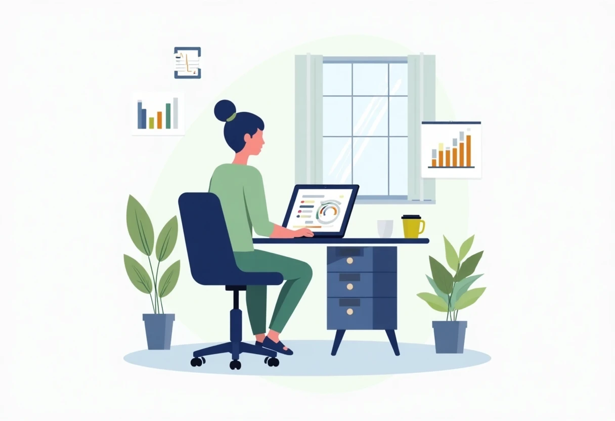 Remote work setup