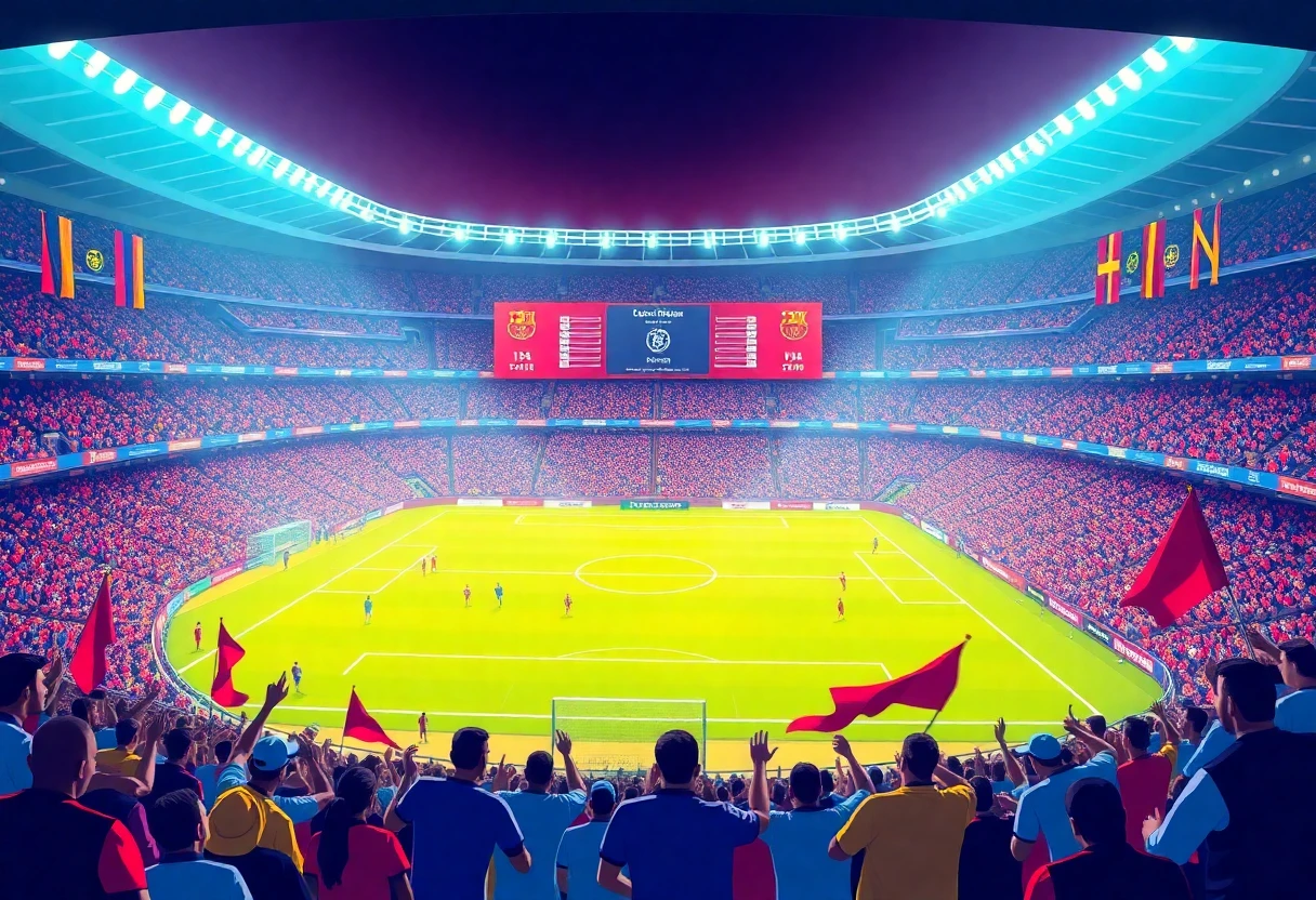 World Cup stadium excitement