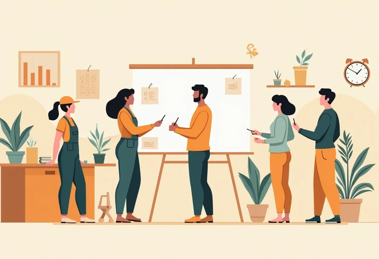 Educational leader in a classroom