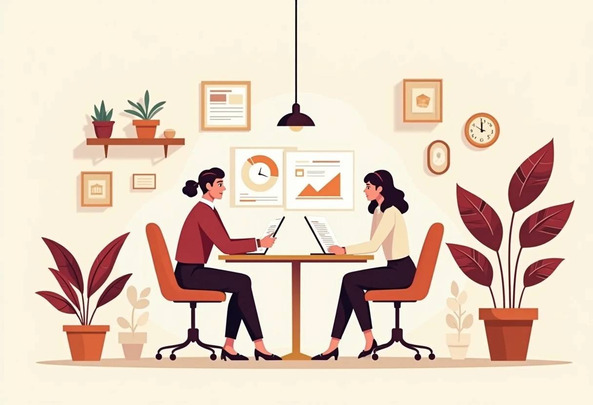 Besprechung in einem modernen Büro
